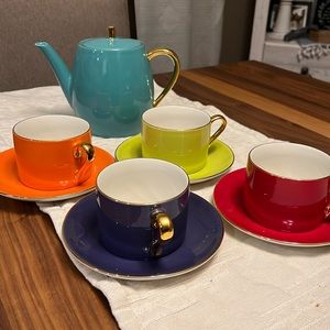 Teavana Tea Pot Set 9 pieces